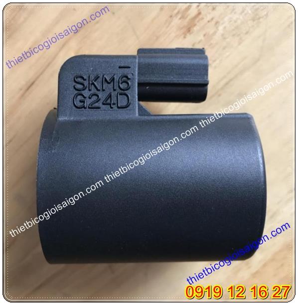 Cuộn hút, Van Rờ le/ Solenoid Coil (Valve), Kobellco, SKM6G24D, VDC 24V